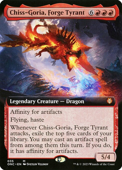 Chiss-Goria, Forge Tyrant (ONC) (Foil) (Extended Art) (#35)