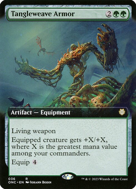 Tangleweave Armor (ONC) (Extended Art) (#36)