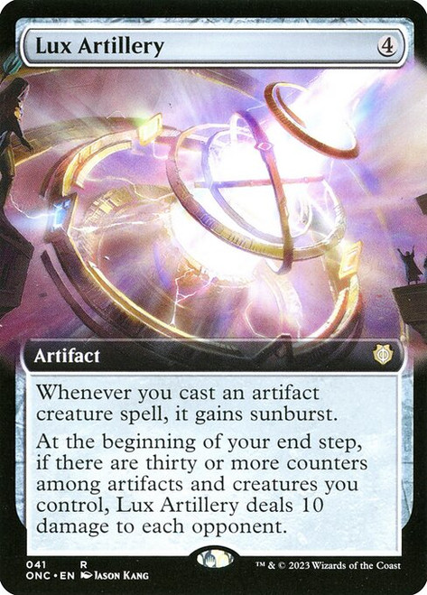 Lux Artillery (ONC) (Foil) (Extended Art) (#41)