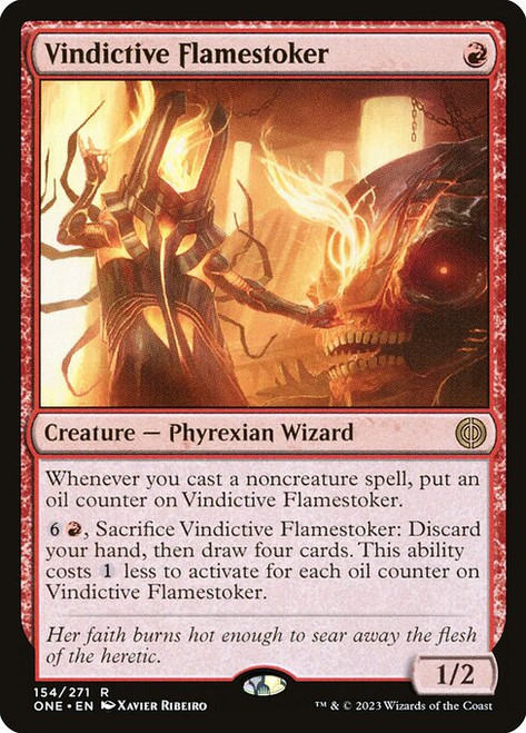 Vindictive Flamestoker (ONE) (Foil) (#154)