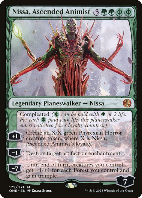 Nissa, Ascended Animist (ONE) (Foil) (#175)