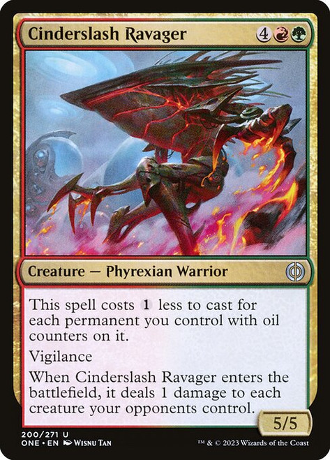 Cinderslash Ravager (ONE) (Foil) (#200)