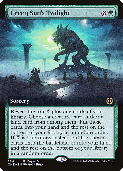 Green Sun's Twilight (ONE) (Foil) (Extended Art) (#284)