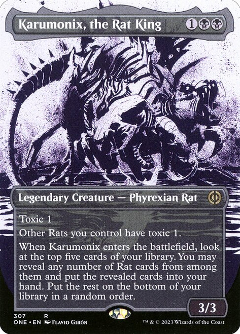 Karumonix, the Rat King (ONE) (Foil) (Showcase) (#307)