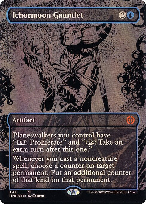 Ichormoon Gauntlet (ONE) (OilSlick Raised Foil) (Borderless) (#348)