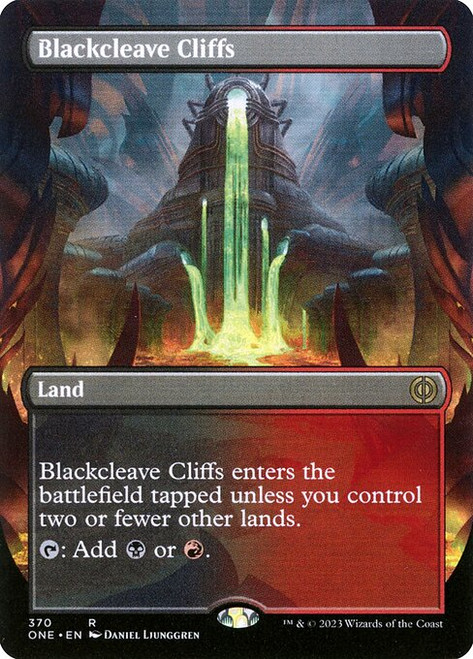 Blackcleave Cliffs (ONE) (Borderless) (#370)