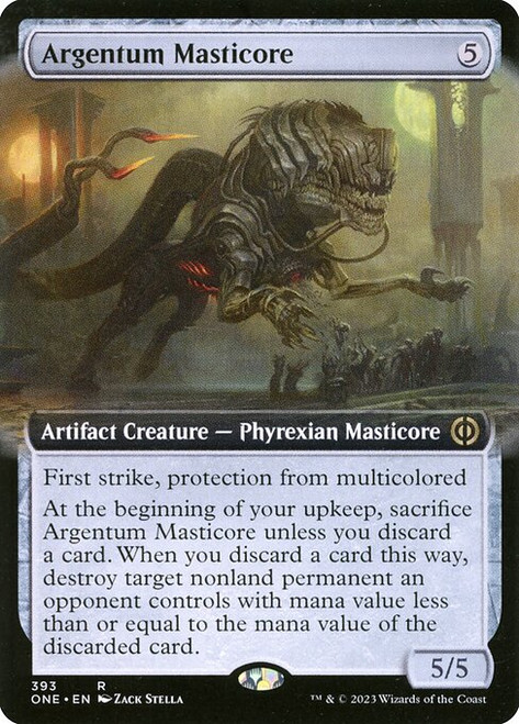Argentum Masticore (ONE) (Extended Art) (#393)