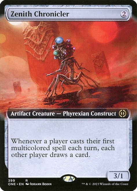 Zenith Chronicler (ONE) (Foil) (Extended Art) (#399)