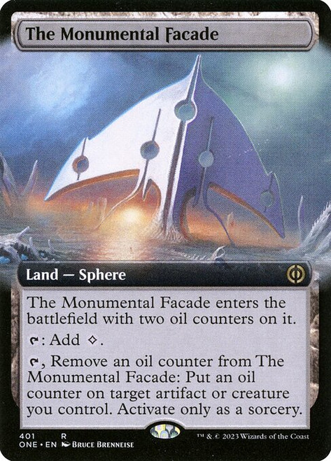 The Monumental Facade (ONE) (Foil) (Extended Art) (#401)