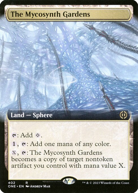 The Mycosynth Gardens (ONE) (Foil) (Extended Art) (#402)