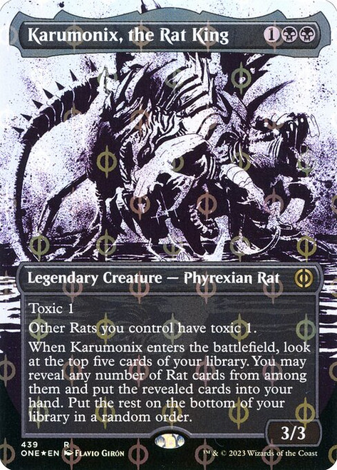 Karumonix, the Rat King (ONE) (Step-and-Compleat Foil) (Showcase) (#439)