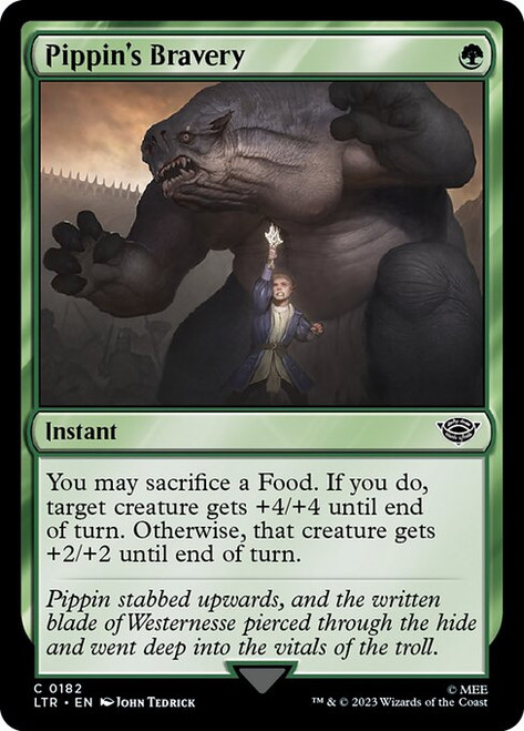 Pippin's Bravery (LTR) (Foil) (#182)