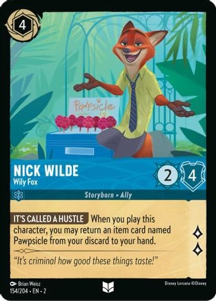 Nick Wilde - Wily Fox (2) (#154/204)