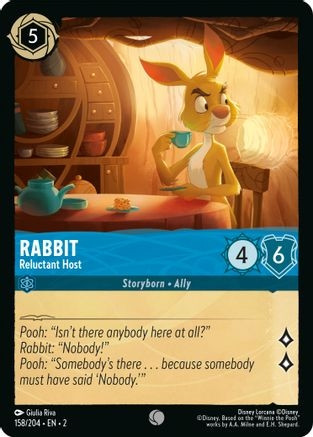 Rabbit - Reluctant Host (2) (#158/204)