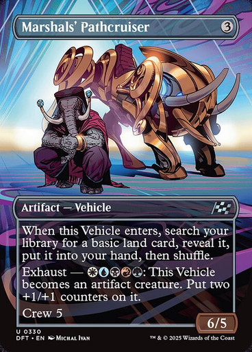 Marshals' Pathcruiser (DFT) (Foil) (Full Art) (#330)