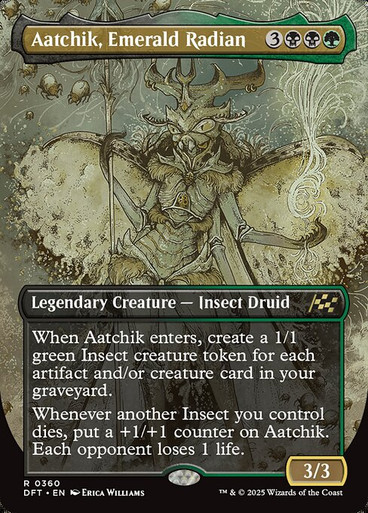 Aatchik, Emerald Radian (DFT) (Borderless) (#360)