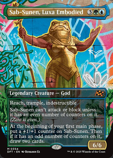 Sab-Sunen, Luxa Embodied (DFT) (Foil) (Borderless) (#354)