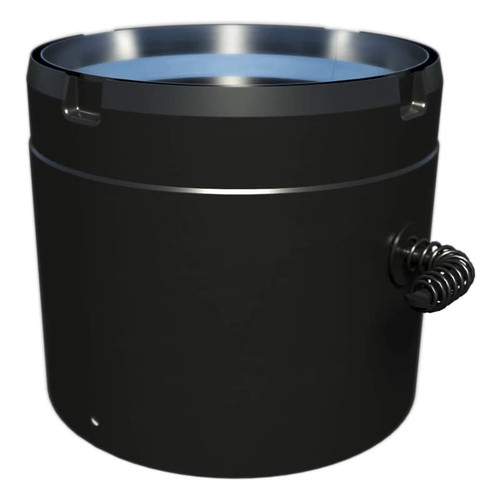 USP Double Wall Black 8" In-Line Damper USP Double Wall Black 8" In-Line Damper