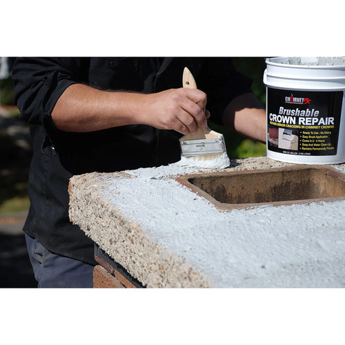ChimneyRx Brushable Crown Repair - 1 gal, alternate image 1 ChimneyRx Brushable Crown Repair - 1 gal, alternate image 1