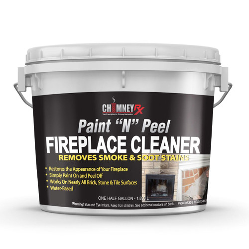 ChimneyRx Paint "N" Peel Fireplace Cleaner - 1/2 gal ChimneyRx Paint "N" Peel Fireplace Cleaner - 1/2 gal