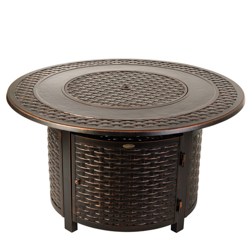 Bellante Woven Aluminum LPG Fire Pit