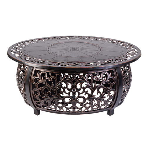 Toulan Oval Aluminum LPG Fire Pit Toulan Oval Aluminum LPG Fire Pit