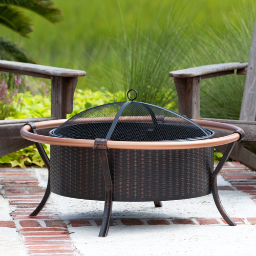 Copper Rail Fire Pit Copper Rail Fire Pit