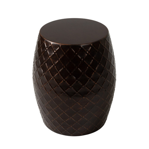 Braga Metal Stool - Antique Bronze Finish