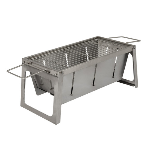 Stainless Steel Foldaway Charcoal Grill Stainless Steel Foldaway Charcoal Grill