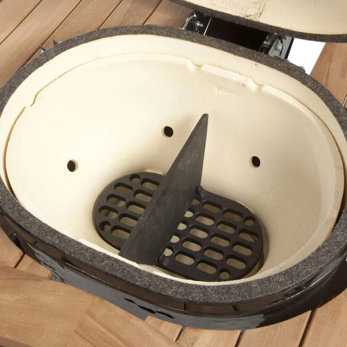 Primo Large Cast Iron Firebox Divider Primo Large Cast Iron Firebox Divider