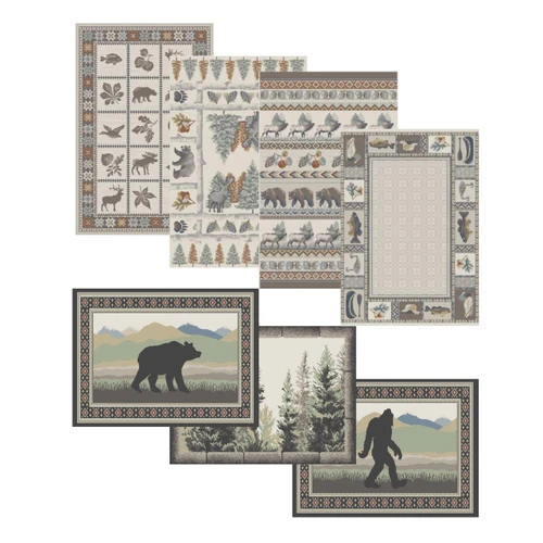 Vista II Rectangular 30 x 50 Polypropylene Hearth Rug