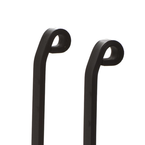 Black Wrought Iron Fireplace Log Rack