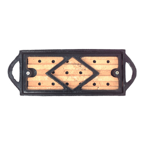 Black Cast Iron Firestarter with Soapstone