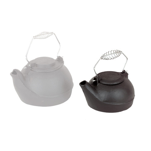 Wood Stove Humidifier Pot - Black Cast Iron Finish -  2.5 Quart