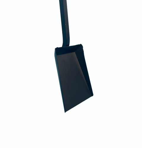 Black Wrought Iron Fireplace Shovel - 39" Long