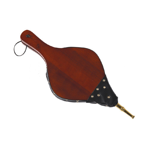 Oak Finish Fireplace Bellow