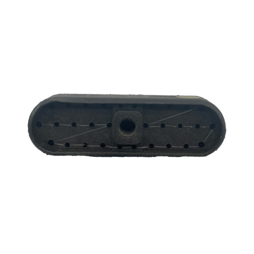 Square Fireplace Replacement Brush Head - 4" x 3 1/2" x 1