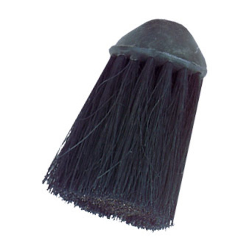 Round Fireplace Replacement Brush Head - 4" x 1 3/4" x 1