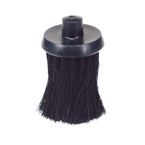 Round Fireplace Replacement Brush Head - 5" x 2 1/2" x 1