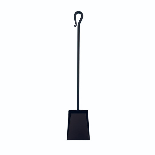 Black Wrought Iron Fireplace Shovel - 27 1/2" Long