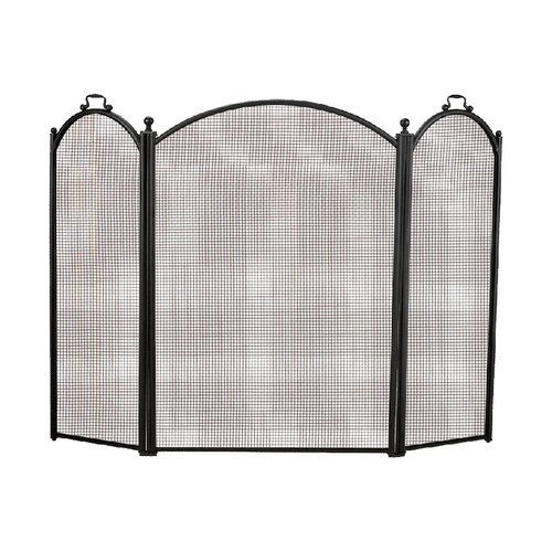 Arched Fireplace Screen - 3 Fold