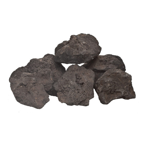 Lava Rock Boulders - Natural Black - 30 lbs