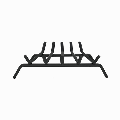 Fireplace Grate  - 5 Black Steel 5/8" Bars - 23"