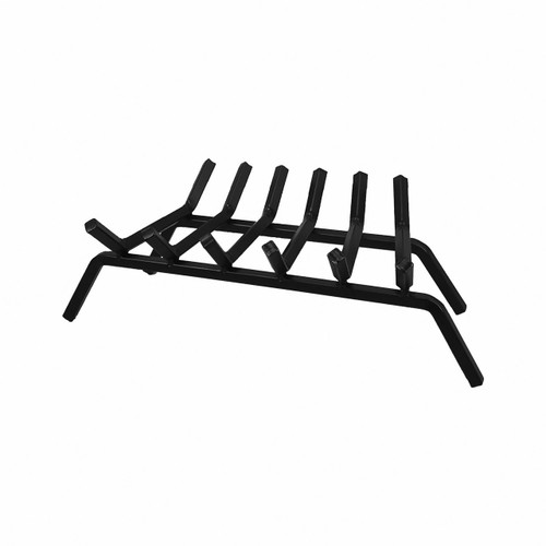Fireplace Grate  - 6 Black Steel 3/4" Bars - 27"