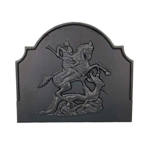 Fireplace Fire Back - Knight - 15.25"H x 18"W