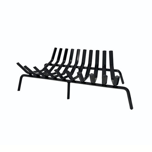 Tapered Steel Fireplace Grate - 32.5"