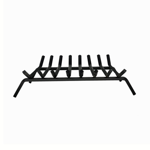 Fireplace Grate  - 6 Black Steel 3/4" Bars - 33"