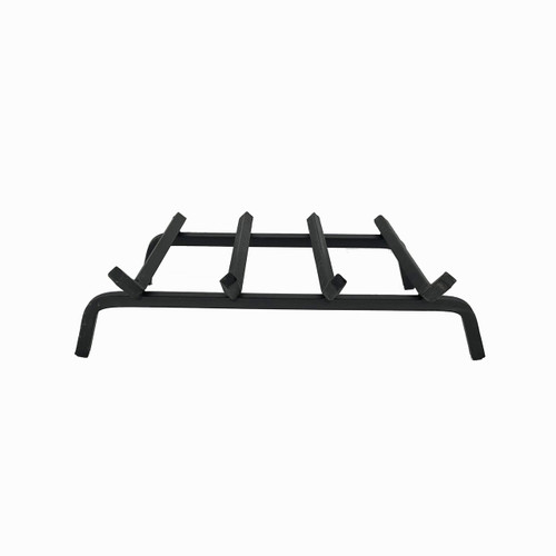 Fireplace Grate - 4 Black Steel Bars - 20"
