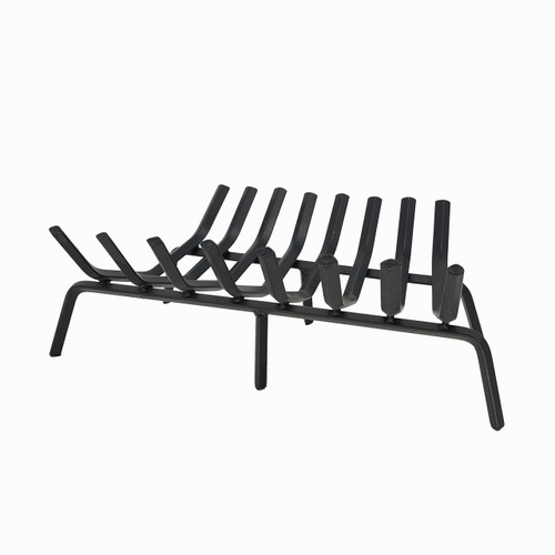 Stainless Steel Tapered Fireplace Grate - 28.5"