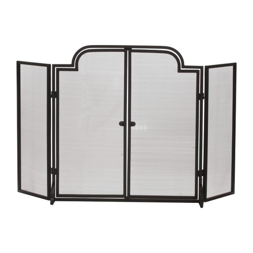 Fireplace Screen with Doors - 3 Fold - 32"H x 55"W